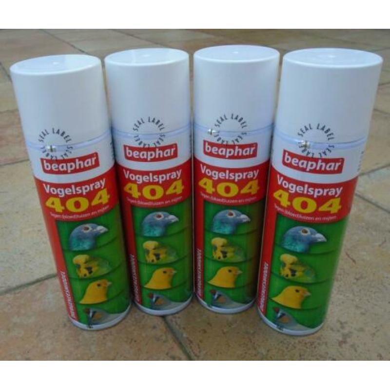 Beaphar 404 vogelspray ONGEBRUIKT!