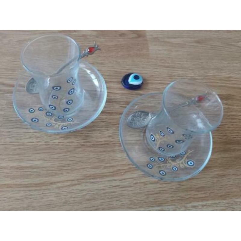 Grieks glas setje