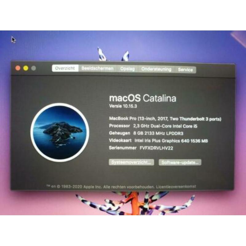 Z.G.A.N. Macbook pro 13" 2017 uit 2019 - slechts 30 cyli!