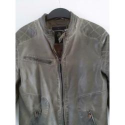 ROCKER BOX gaaf leren jack maat L
