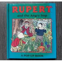 Klein pop-upboekje Rupert Bear/and the Angry Imp