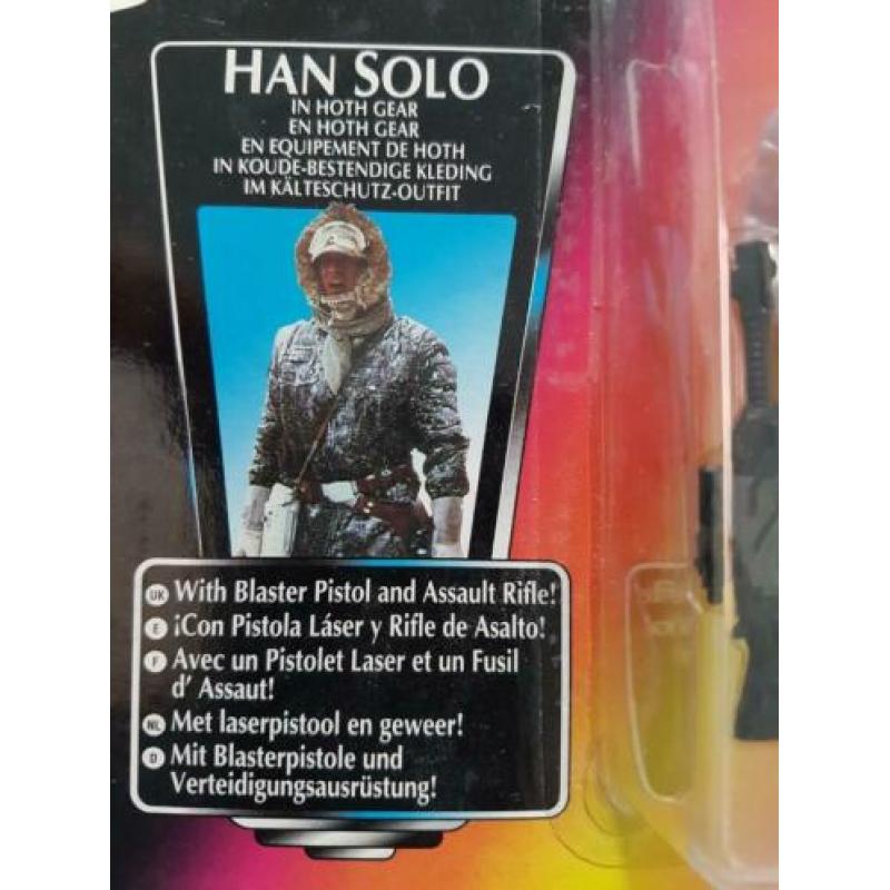 -40% Star Wars POTF Red Tri Logo Han Solo in Hoth Gear