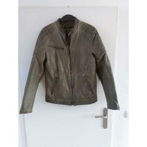 ROCKER BOX gaaf leren jack maat L