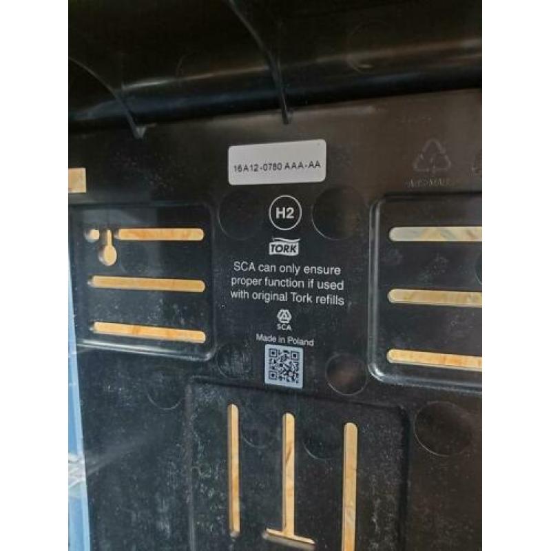 Tork H2 papier dispenser i-Vouw