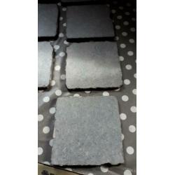 Wand tegels met de hand gehakte leisteen 14 X 14 X 1.2 cm