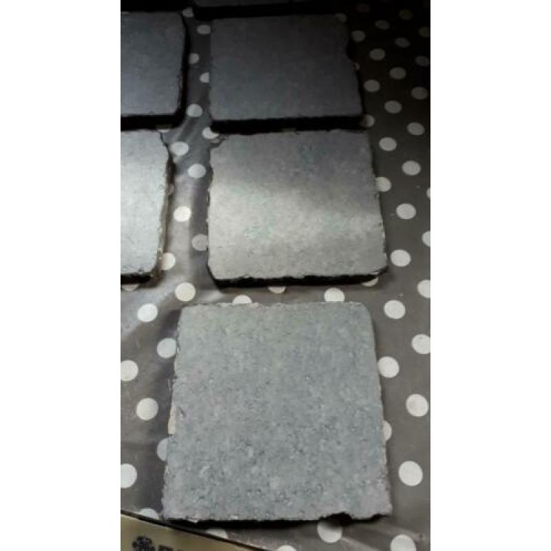 Wand tegels met de hand gehakte leisteen 14 X 14 X 1.2 cm