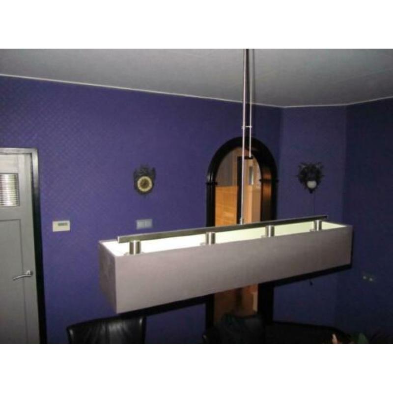 Zwartgrijze hanglamp met dimmer lamp plafond dimbaar licht