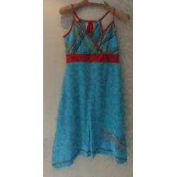 Summer '67 blauwe mouwloze jurk maat 36