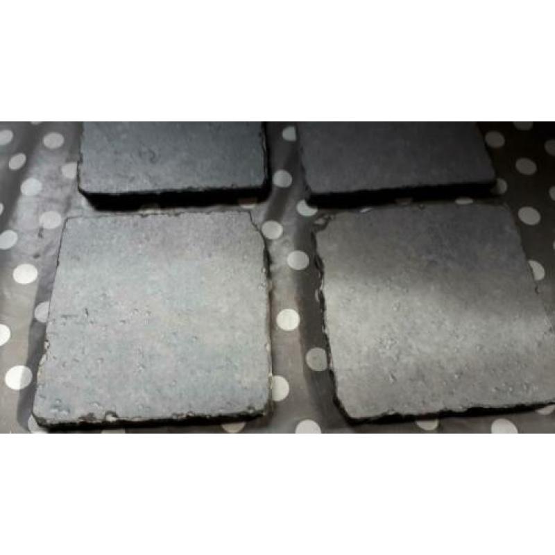Wand tegels met de hand gehakte leisteen 14 X 14 X 1.2 cm