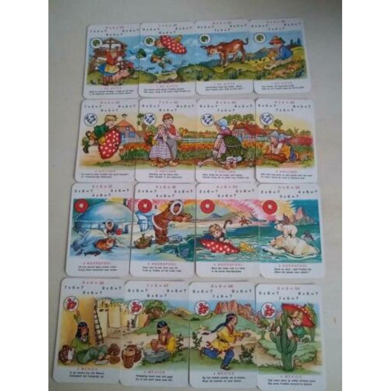Vintage kwartet freddies avontuurlijke luchtreis jaren 70