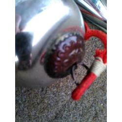 Antieke kerstballen kerst versiering chroom glas