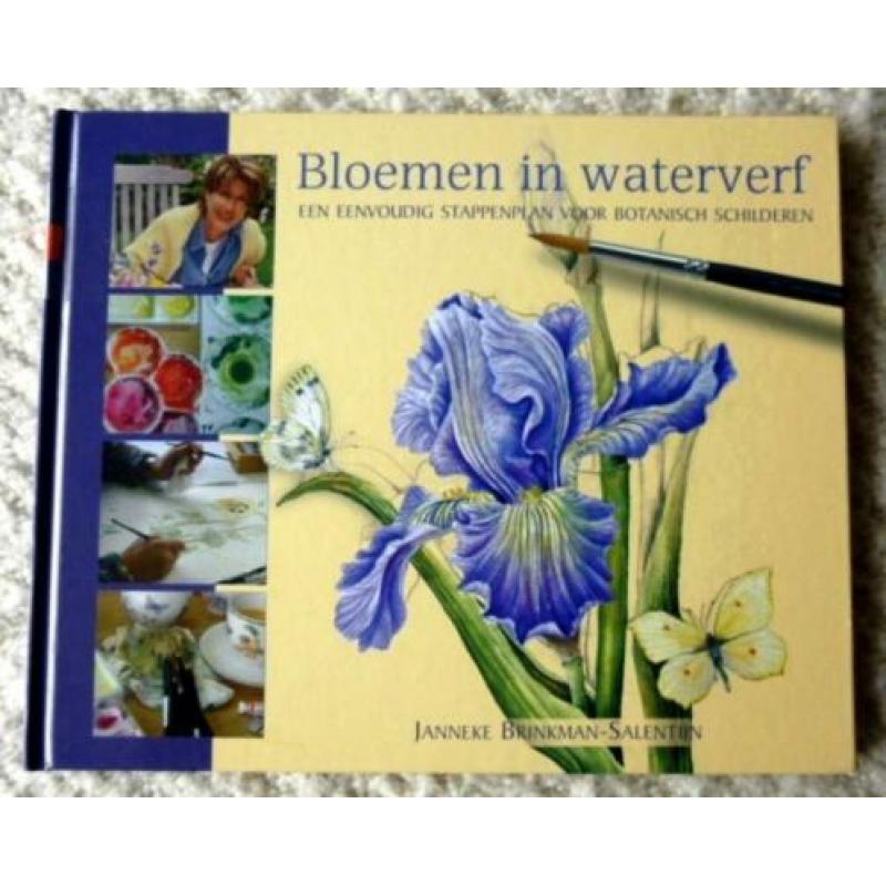 Aquarel - Bloemen in waterverf (Aquarel) - nieuw