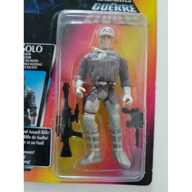 -40% Star Wars POTF Red Tri Logo Han Solo in Hoth Gear