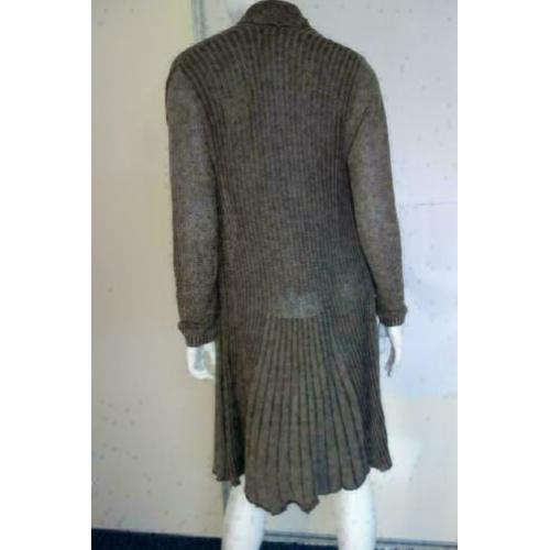 1463 lang taupekleurig vest ENJOY; Mt=M Nieuwstaat'