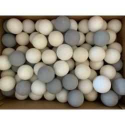 Tafelvoetbal balletjes allerlei 220 stuks