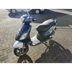 Piaggio Fly 45 Brom 4Takt Blauw 2011 750km!!