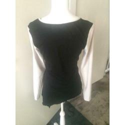 COSTES zwart beige top maat