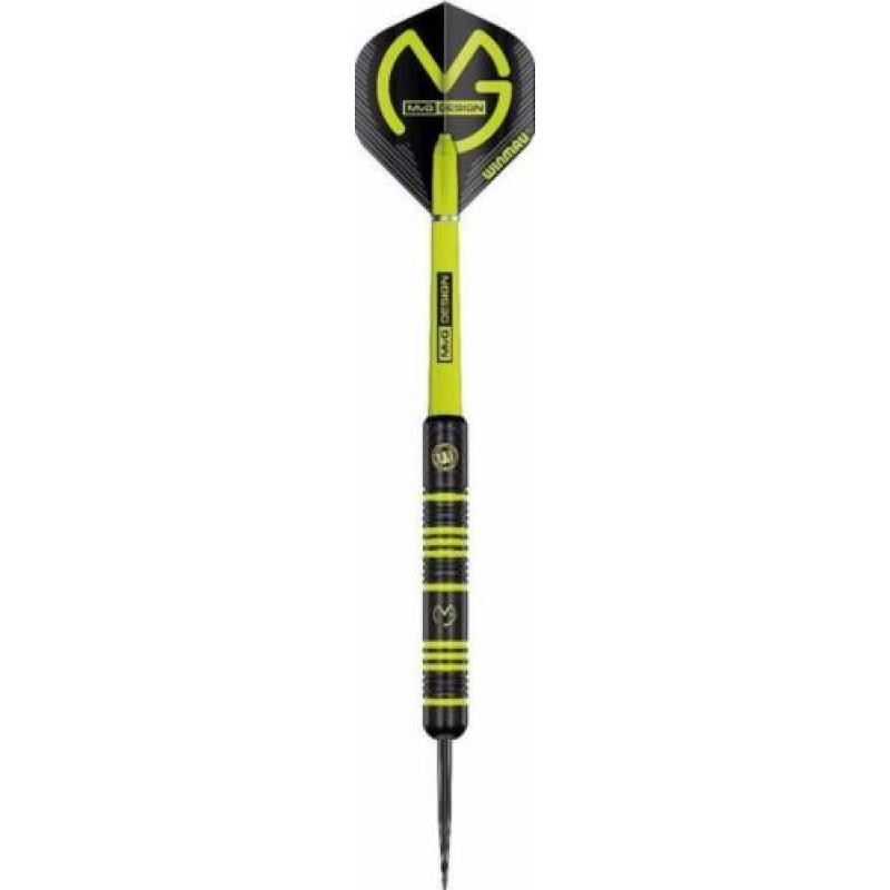 Winmau dartpijlen Michael van Gerwen Ambition black brass 22