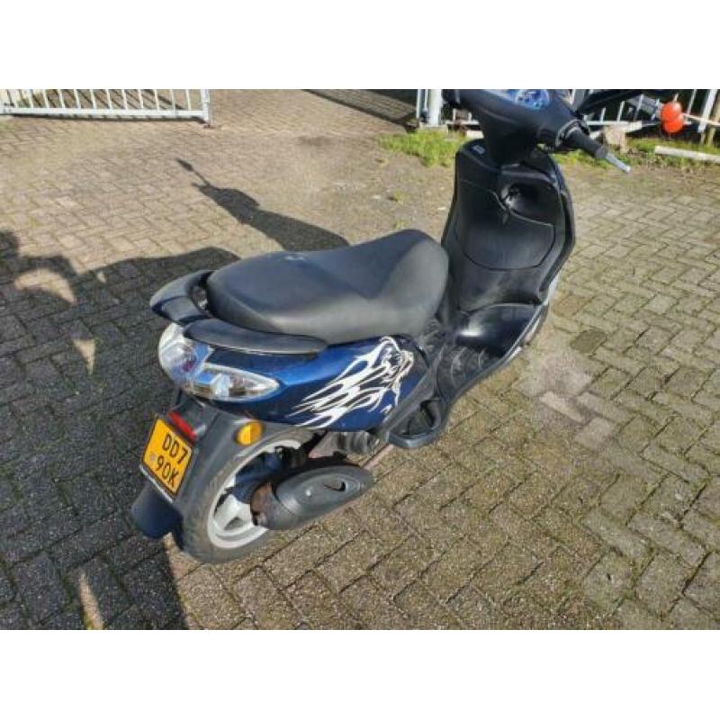 Piaggio Fly 45 Brom 4Takt Blauw 2011 750km!!