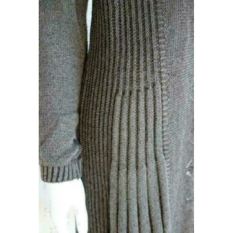 1463 lang taupekleurig vest ENJOY; Mt=M Nieuwstaat'