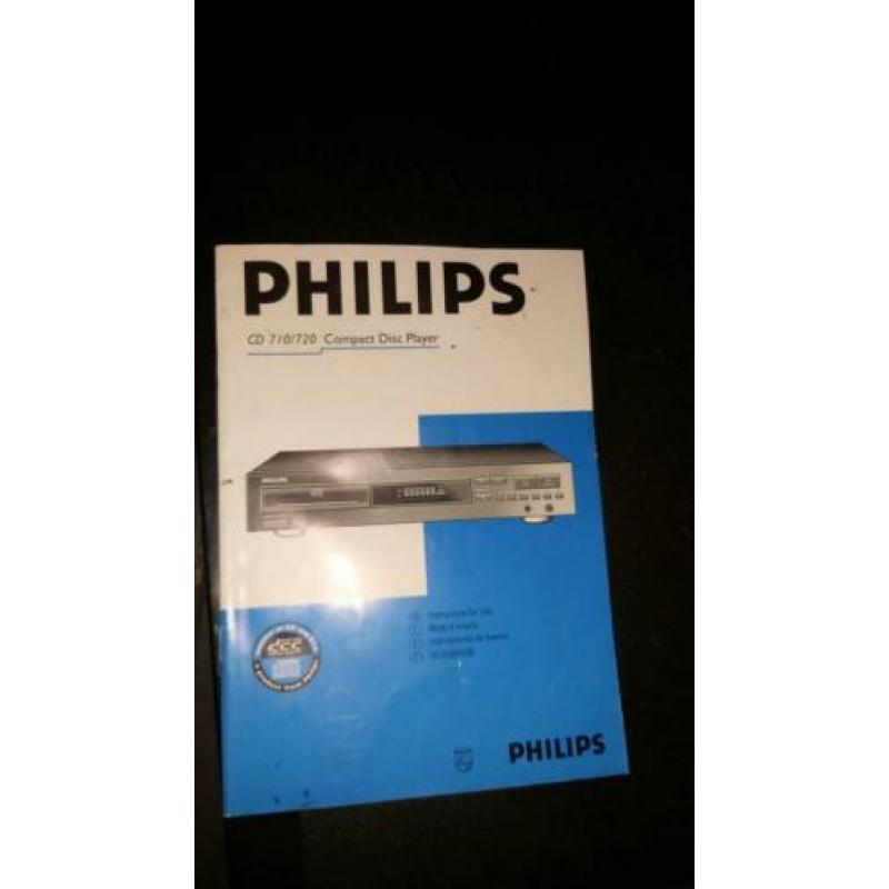Phillips cd 710/720 compleet met boekje
