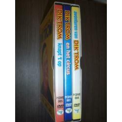 De Avonturen van Dik Trom 3 dvd box in nieuwstaat