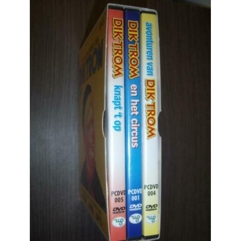 De Avonturen van Dik Trom 3 dvd box in nieuwstaat