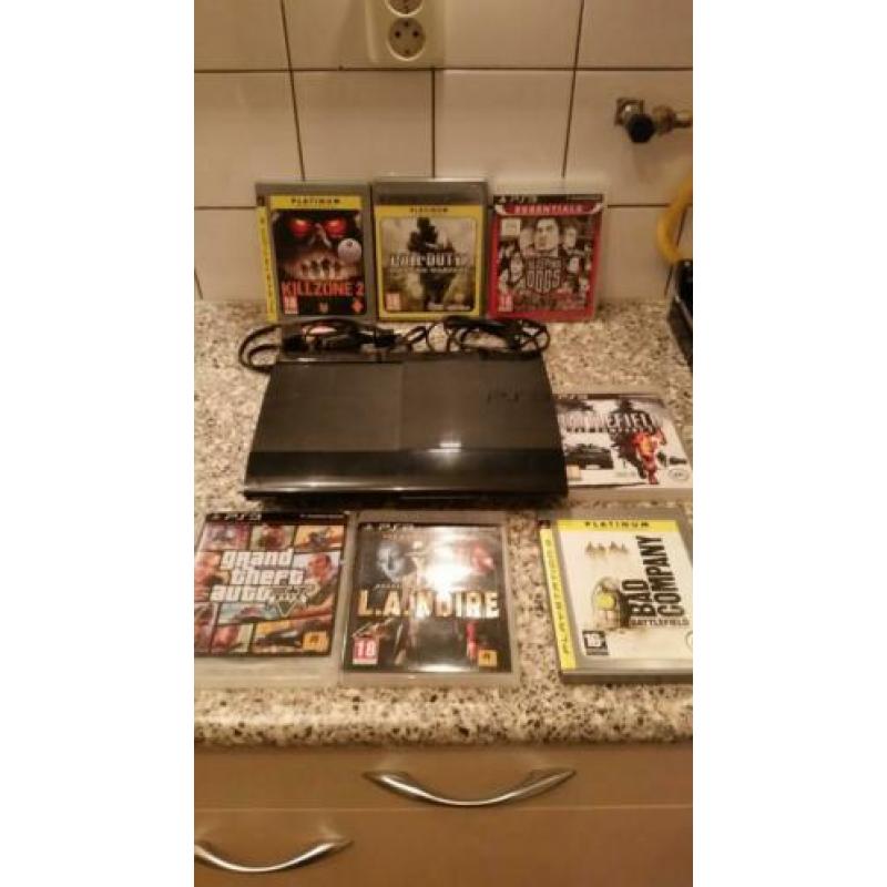 Playstation 3 slim met 500 gb harddisk