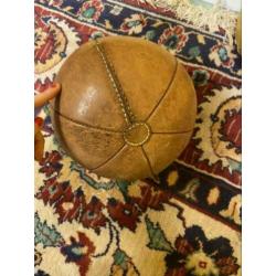 W_ medicijnballen vintage bal leer
