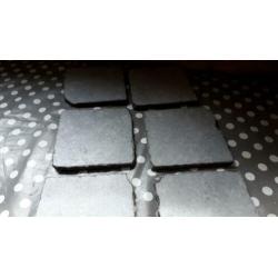 Wand tegels met de hand gehakte leisteen 14 X 14 X 1.2 cm