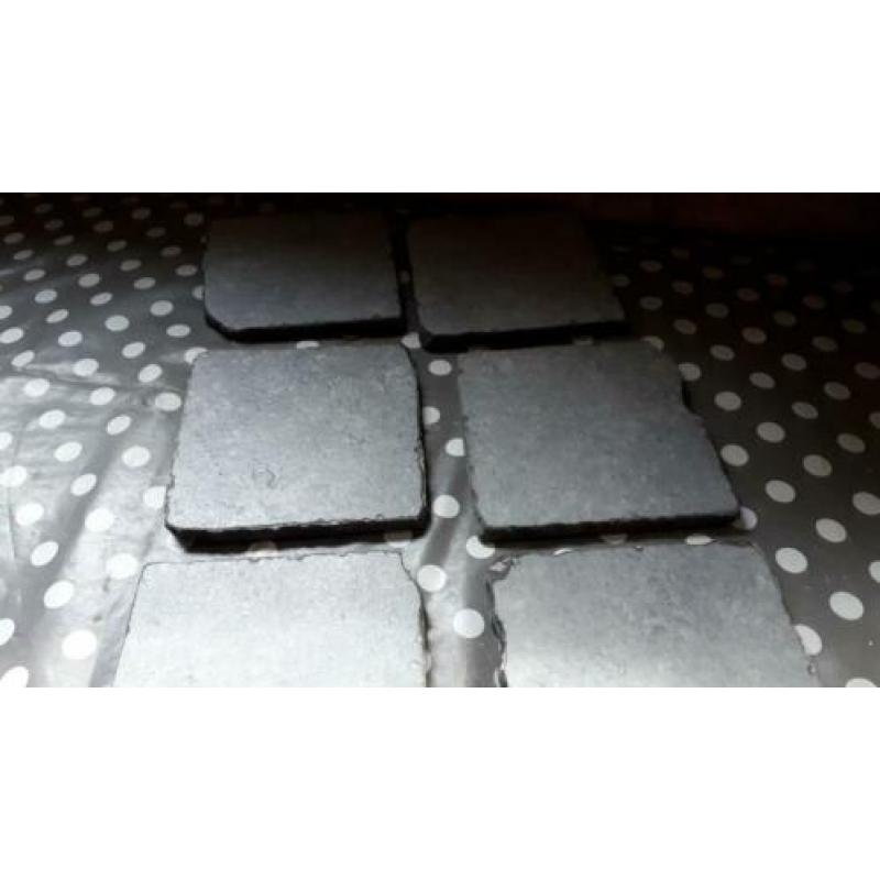 Wand tegels met de hand gehakte leisteen 14 X 14 X 1.2 cm