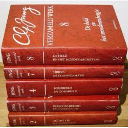 5 X C.G. Jung. Verzameld werk. Dl 2,3,4,7,8. Lemniscaat'1987