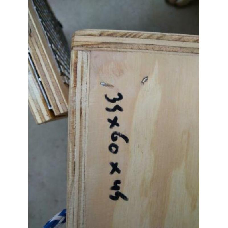 Te koop houten bench kooi vervoersbox