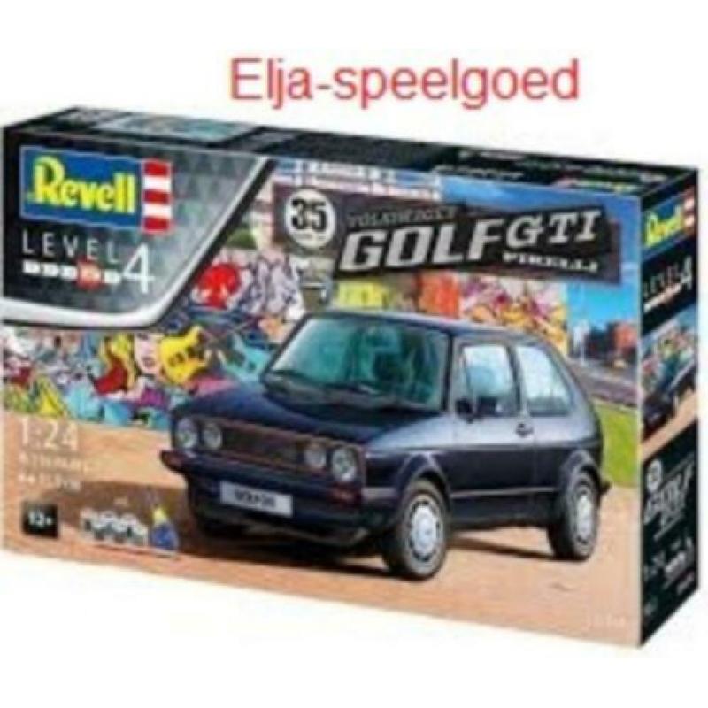 NIEUW Revell VW GOLF 1 GTI 1:24 Pirelli modelbouw 5694