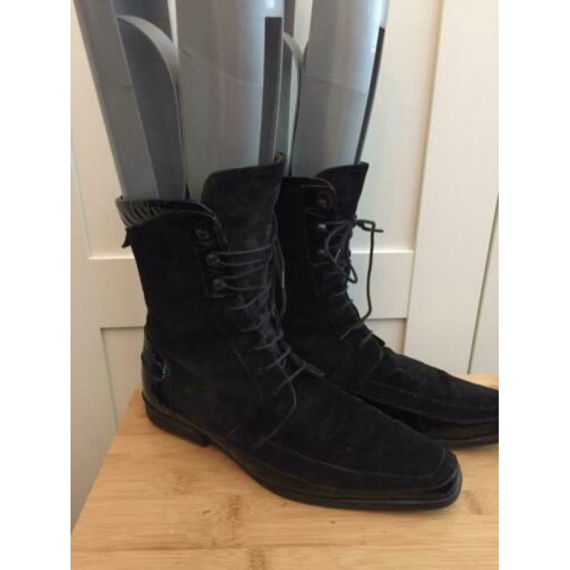 Floris van Bommel 39 mooie hoge zwarte schoenen