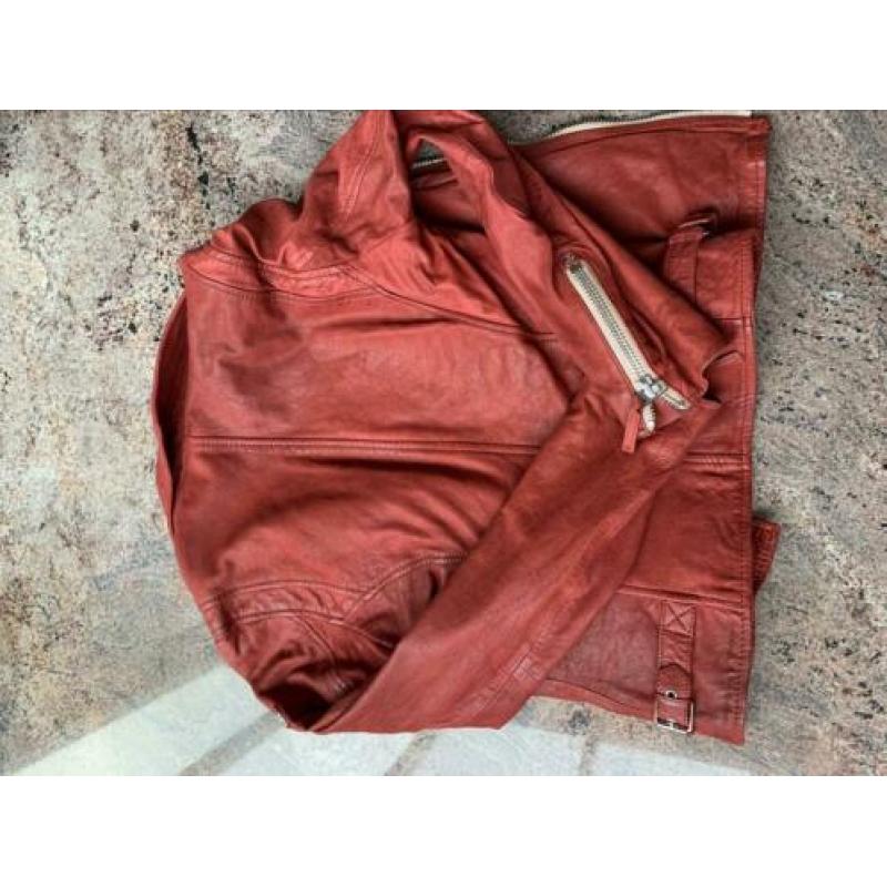 Gypsy rood leren jasje