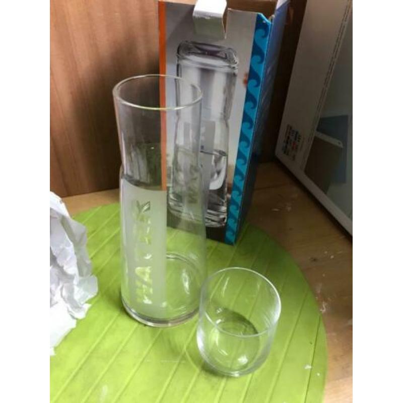 twee delig drinkglasset