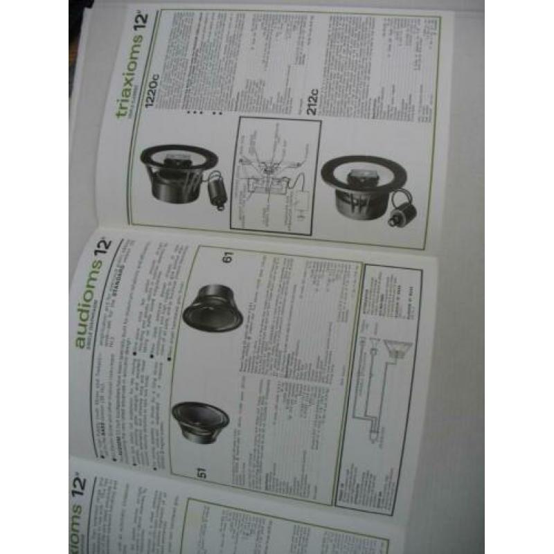 Oude Goodmans Luidspeaker folder in nieuwstaat , zeldzaam