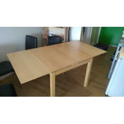 Uitschuif tafel