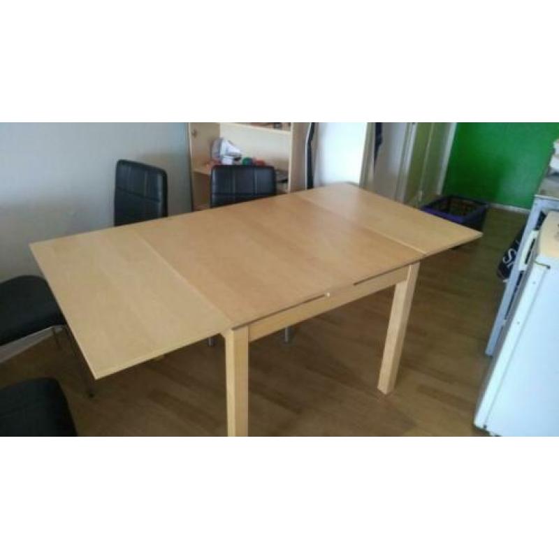 Uitschuif tafel