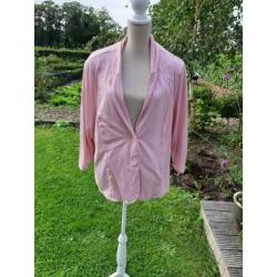 Roze tricot jasje van Miss Etam mt 56