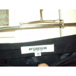 Originele blauw linnen college rok MC GREGOR mt M nieuwstaat