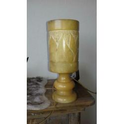 Brocante lamp natuursteen