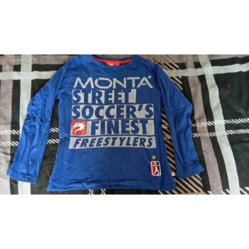 Jongenskleding maat 110/116 shirts 4 stuks