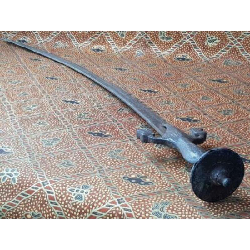 Originele antieke Oosterse sabel of talwar van ijzer 83,5 cm