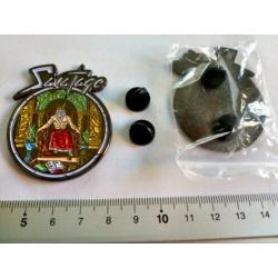 Savatage mooie en nieuwe shaped metal pin speld badge n3