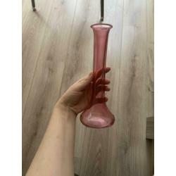 2xtheelichtjes ster, 2xroze vazen,2xzelfde vazen,1xvaas
