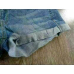 Jeansshort van Mango mt 34, gedragen in goede staat