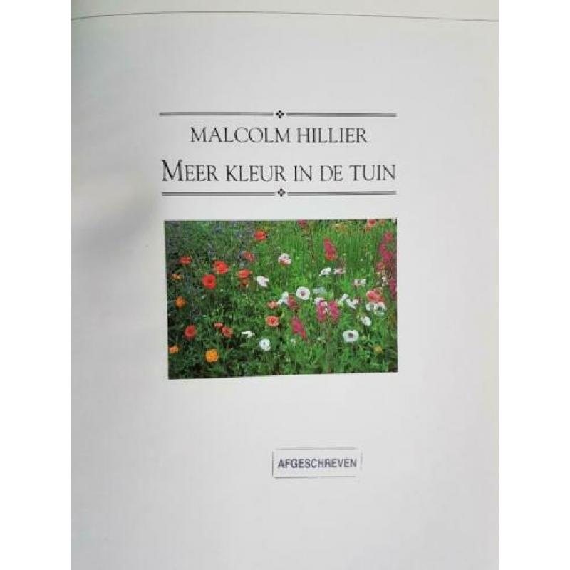 Malcolm Hillier, Meer kleur in de tuin, gelezen
