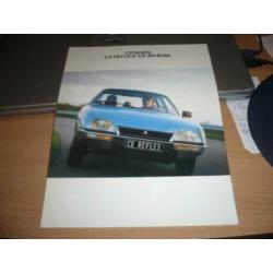 Folder CITROEN CX REFLEX - CX ATHENA